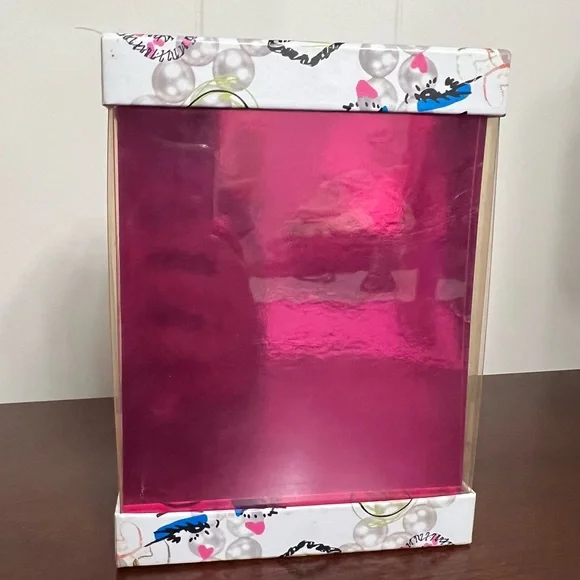 Betsey Johnson beaded heart Christmas or Valentine’s Day ornament white & pink - Picture 10 of 13